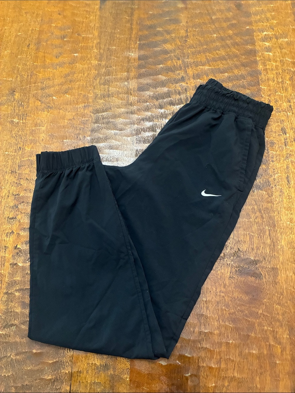 Nike Black Kids' Jogger Sweatpants with White Swoosh - Picture 5 of 5